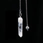 Natural Clear Quartz Single Crystal Pendulum Pendant Necklace